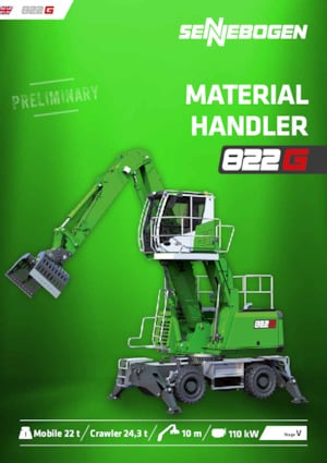 Manipuladores de materiales Sennebogen 822M G 