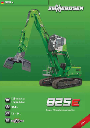 Manipuladores de materiales Sennebogen 825R E 