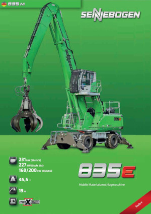 Manipuladores de materiales Sennebogen 835M E 