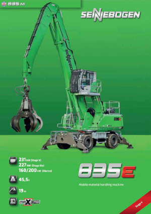 Manipuladores de materiales Sennebogen 835M E 