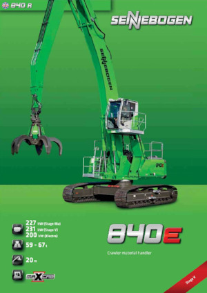 Manipuladores de materiales Sennebogen 840R E 