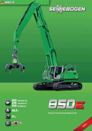 Manipuladores de materiales Sennebogen 835R G Hybrid 