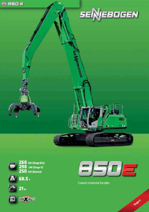 Manipuladores de materiales Sennebogen 835R G Hybrid 