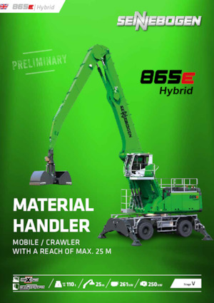 Manipuladores de materiales Sennebogen 865M E Hybrid 