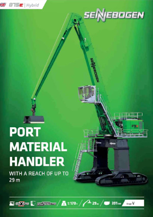 Manipuladores de materiales Sennebogen 875M E Hybrid  
