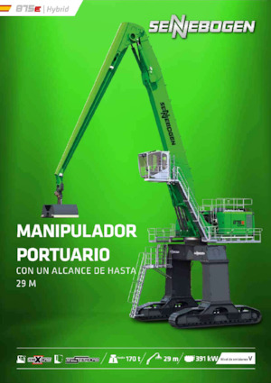 Manipuladores de materiales Sennebogen 875M E Hybrid  