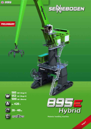 Manipuladores de materiales Sennebogen 895M E Hybrid  