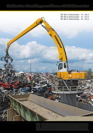 Manipuladores de materiales Liebherr EP 934 C Litronic