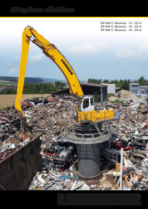 Manipuladores de materiales Liebherr EP 934 C Litronic