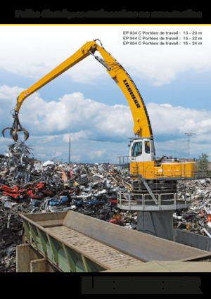 Manipuladores de materiales Liebherr EP 944 C Litronic