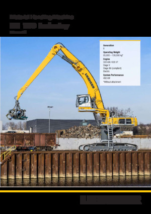 Manipuladores de materiales Liebherr LH 110 C High Rise Industry Litronic