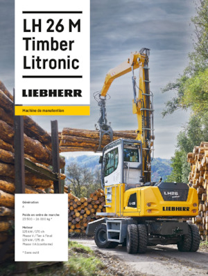 Manipuladores de materiales Liebherr LH 26 M Timber Litronic