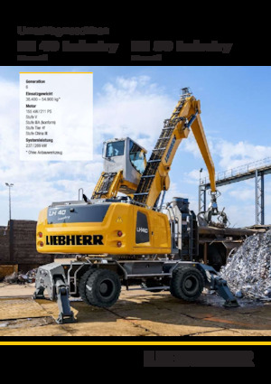 Manipuladores de materiales Liebherr LH 40 C Industry Litronic
