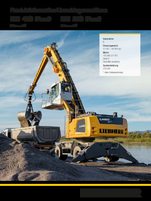 Manipuladores de materiales Liebherr LH 40 M Port Litronic