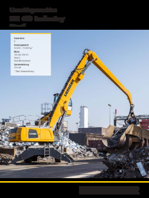 Manipuladores de materiales Liebherr LH 60 M High Rise Industry Litronic