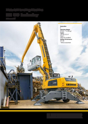 Manipuladores de materiales Liebherr LH 80 C Gantry Industry Litronic