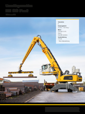 Manipuladores de materiales Liebherr LH 80 M Port Litronic