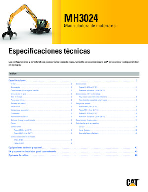 Manipuladores de materiales Caterpillar MH3024