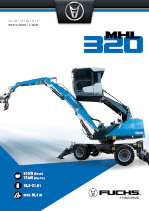 Manipuladores de materiales Terex-Fuchs MHL320 F