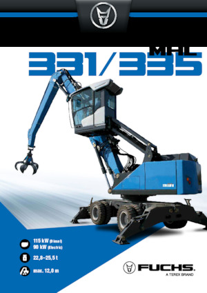 Manipuladores de materiales Terex-Fuchs MHL331 F