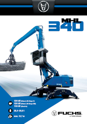 Manipuladores de materiales Terex-Fuchs MHL340 F