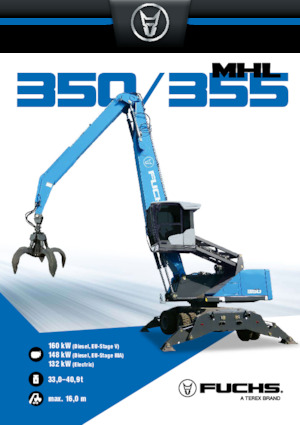 Manipuladores de materiales Terex-Fuchs MHL350 F