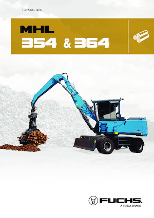 Manipuladores de materiales Terex-Fuchs MHL354 F
