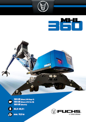 Manipuladores de materiales Terex-Fuchs MHL360 F