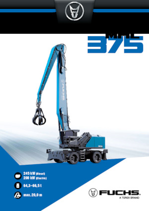 Manipuladores de materiales Terex-Fuchs MHL375 F