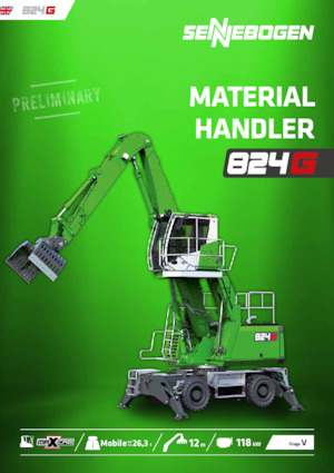 Manipuladores de materiales Sennebogen 824M G 