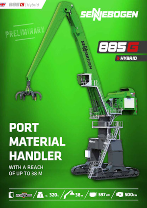 Manipuladores de materiales Sennebogen 885M G Hybrid 