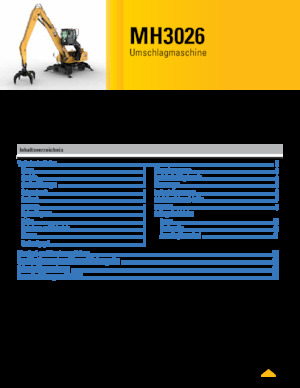 Manipuladores de materiales Caterpillar MH3026