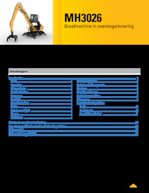 Manipuladores de materiales Caterpillar MH3026
