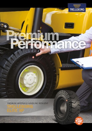 Neumáticos para manipulación de material Trelleborg Elite XP 4.00-4