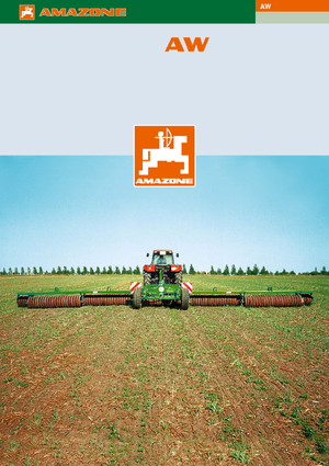 Rodillos para prado y campo Amazone AW 9400