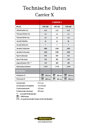 Gradas de disco -gancho Väderstad Carrier X 525