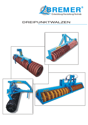 Rodillos para prado y campo Bremer CW 300/50