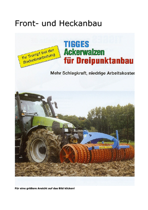 Rodillos para prado y campo Tigges DF 6-260 CRA