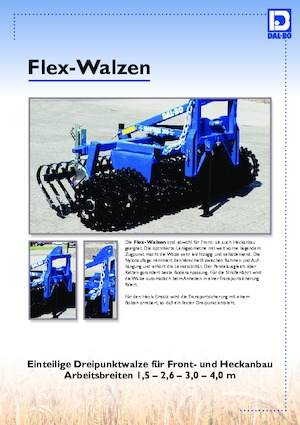Rodillos para prado y campo DAL-BO FrontFlex 300