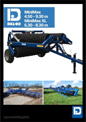 Rodillos para prado y campo DAL-BO MiniMax 830 CB