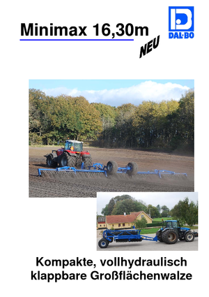 Rodillos para prado y campo DAL-BO MiniMax Classic 16.3