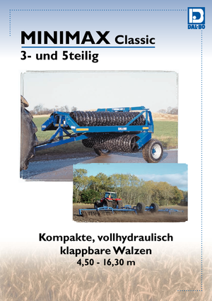 Rodillos para prado y campo DAL-BO MiniMax Classic 4,5