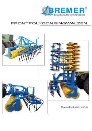 Rodillos para prado y campo Bremer PGS 300 EV