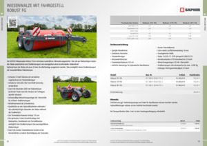 Rodillos para prado y campo Saphir Robust 251 FG 