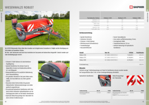 Rodillos para prado y campo Saphir Robust 250 
