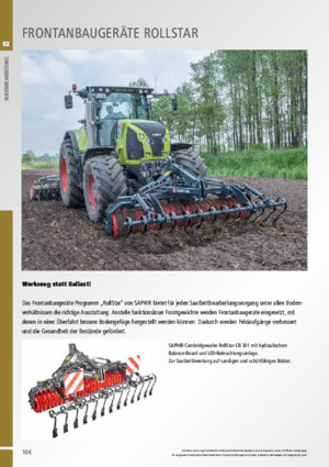 Rodillos para prado y campo Saphir RollStar TR 300