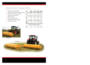 Rodillos para prado y campo Twose S-R 8