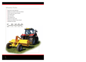 Rodillos para prado y campo Twose S-WH 8