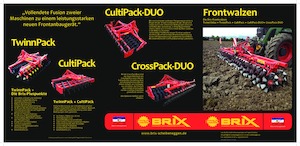 Rodillos para prado y campo Brix Twinn 600 FH