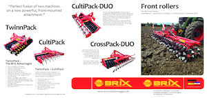 Rodillos para prado y campo Brix Twinn 600 FH